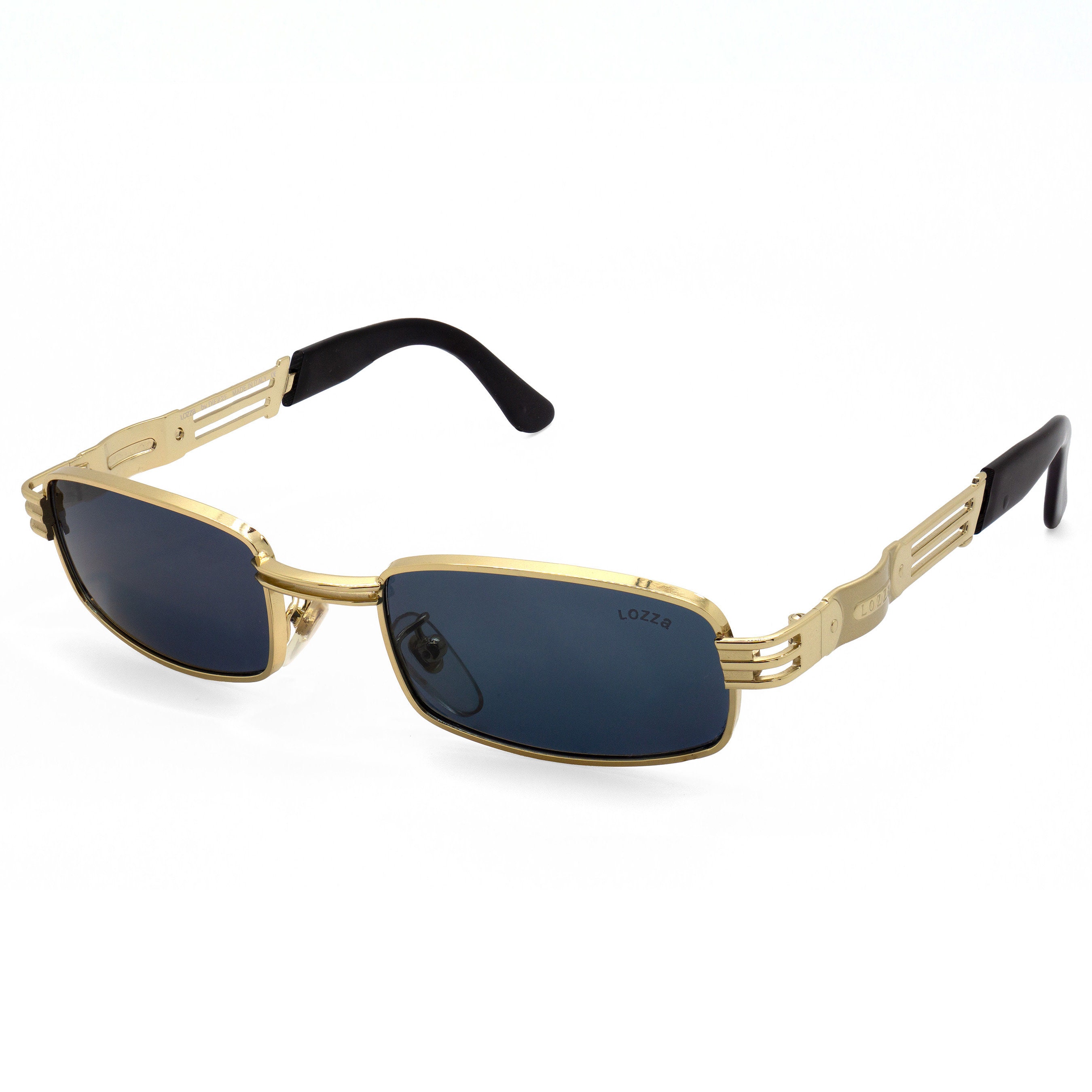 ISO Italian Gold Sunglasses Italian Made Sunglasses - GOLD LENS. GOLD TONE FRAME. 60 13  main image 2