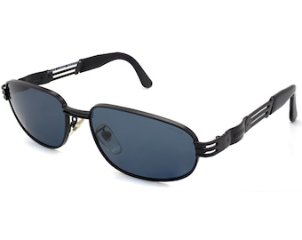 Lozza large vintage sunglasses 80s, made in Italy.