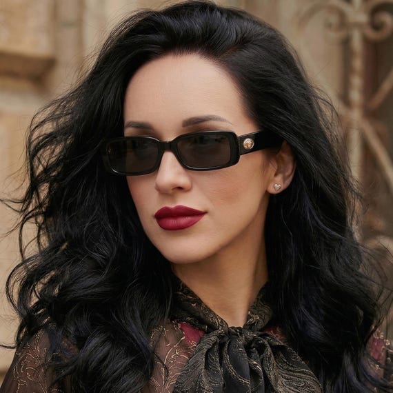 Von Furstenberg rectangular vintage sunglasses, m… - image 4