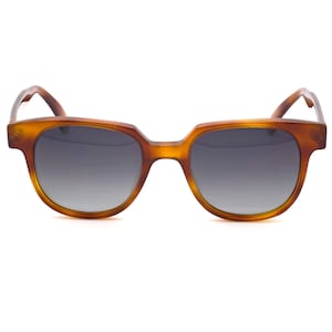 Country blonde tortoise vintage sunglasses, made in Italy