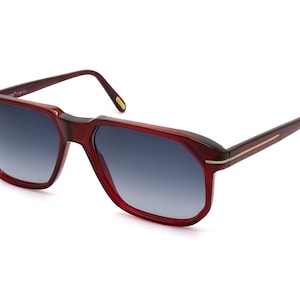 Gianni Versace vintage sunglasses large square, Italy 80s