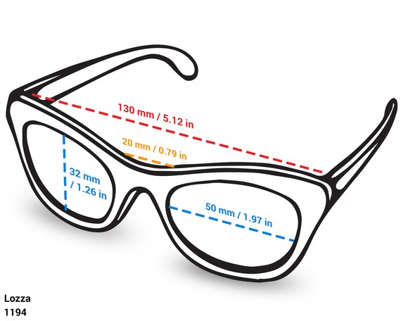 Lozza vintage rectangular sunglasses 80s, made in… - image 4