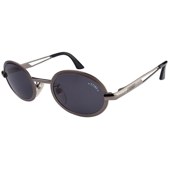 Sting small round vintage sunglasses, made in Ita… - image 1