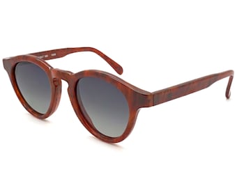VINTAGE SUNGLASSES: 1980s Brown Tone New Old Stock Made in  display picture 1