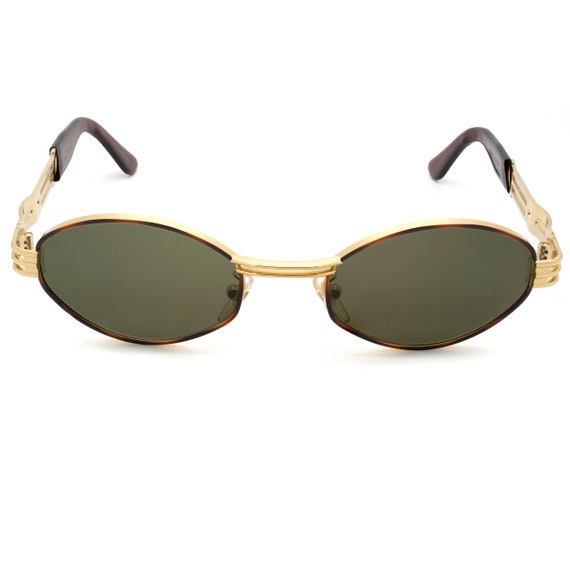 Vintage sunglasses by Lozza, made in Italy. Gold … - image 2