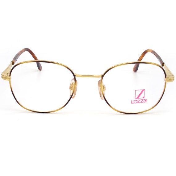 Lozza round vintage eyeglasses, made in Italy in … - image 2