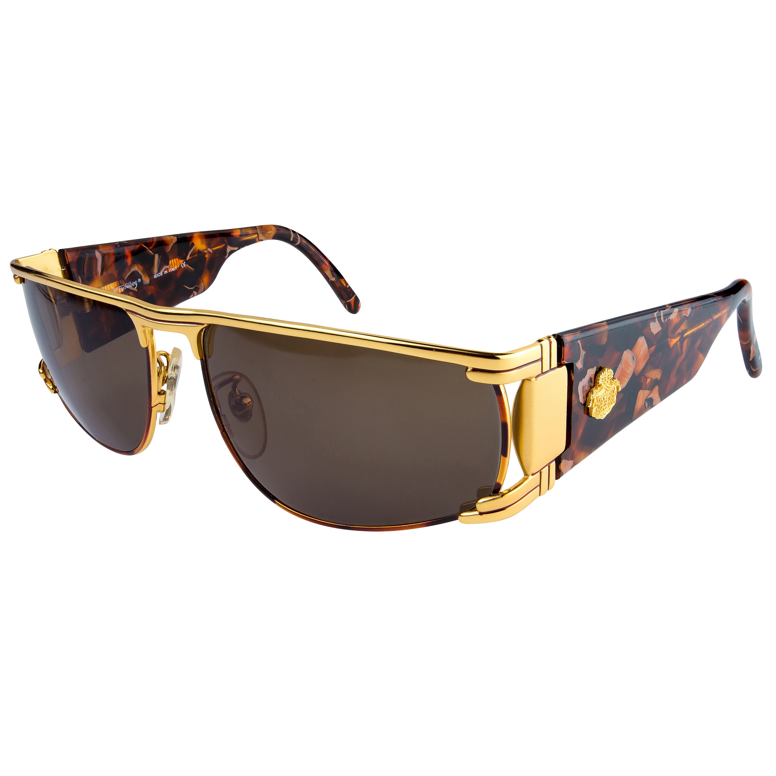 Prince Egon Von Furstenberg Vintage Sunglasses, Italy 80s  display picture 2