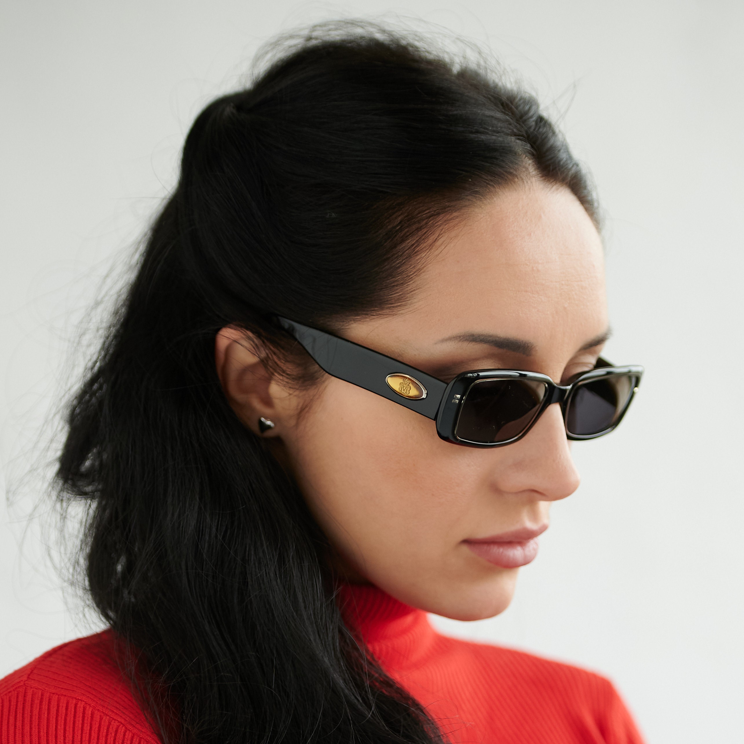 Von Furstenberg Rectangular Vintage Sunglasses, Made in 