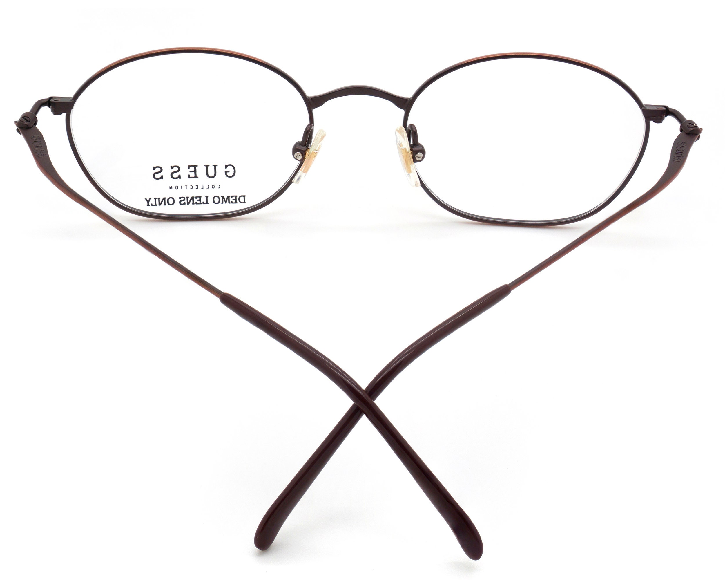 小物 Glasses (Made in France) Japan GUESS Vintage Eyeglasses. Copper Art Deco Glasses Wire