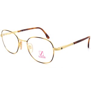 Lozza round vintage eyeglasses, made in Italy in the 1980s
