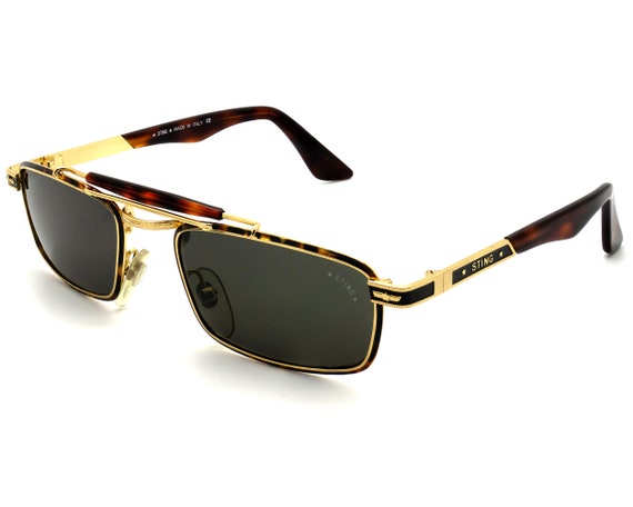 boom Wat leuk Geweldig Sting Aviator Sunglasses Vintage Made in Italy in the 80s. - Etsy
