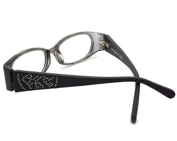 Tory Burch black leather vintage eyeglasses - image 4