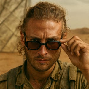 Gafas de sol originales del ejército estadounidense de los años 70 con lentes polarizadas / Gafas de sol cuadradas para hombre y mujer imagen 7