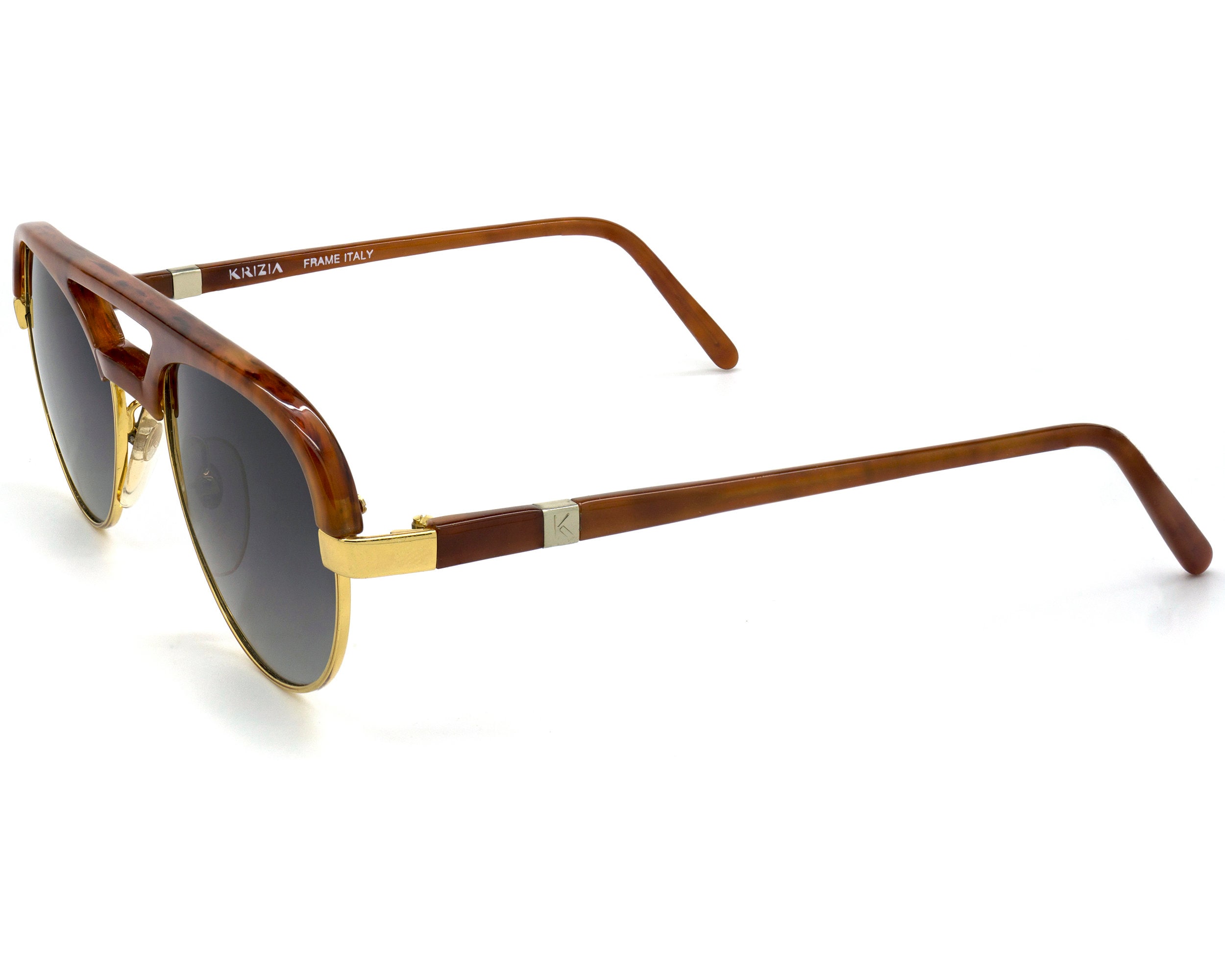Krizia Vintage Sunglasses, Made in Italy. Art Deco  display picture 2
