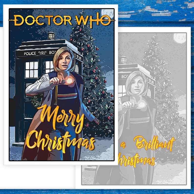 Doctor Who Christmas Cards 