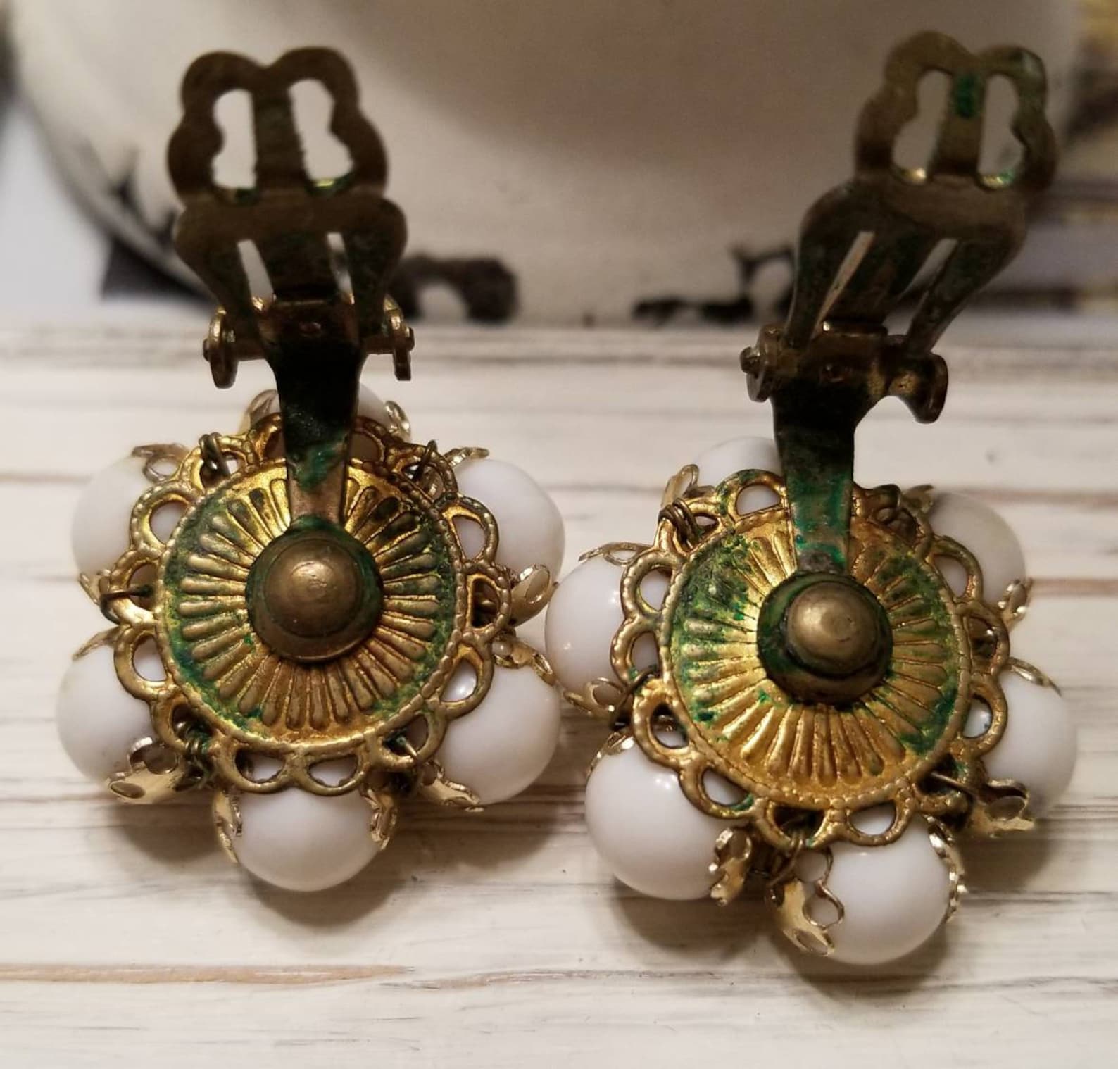 Vintage ClipOn Earrings Etsy