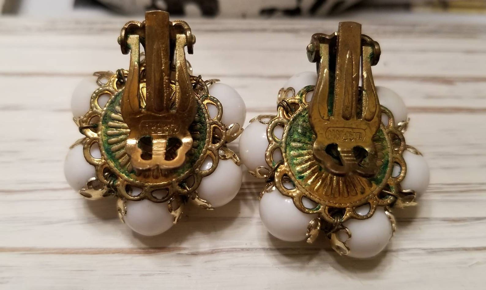 Vintage ClipOn Earrings Etsy