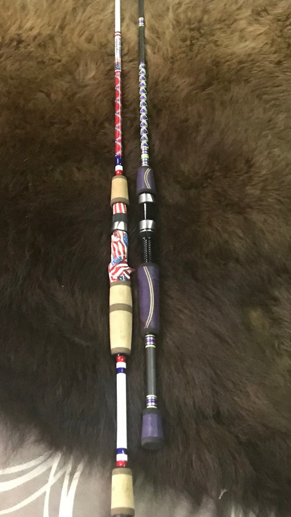 Minnesota man's personalized fishing rods are functional art