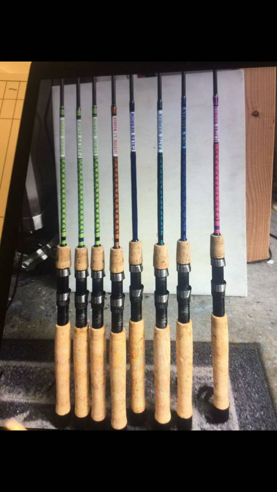 Custom Fishing Rods, Custom Rods, Spinning Rods, Bait Cast Rods, Fathers  Day, Birthday, Gift, Christmas, Dad, Hand Made, Bass Rods, Crappie 