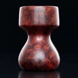 Oak Burl Shaving Brush - Ceylon Oak, handle only or set with 24mm synthetic knot