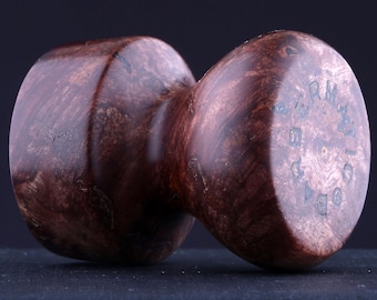 Ceylon Oak Burl Shaving Brush - handle only or set with 28mm synthetic knot