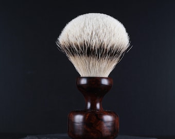Ironwood Shaving Brush - Arizona Desert Ironwood, 24mm Knot - Fulcrum Series by Barbermatic