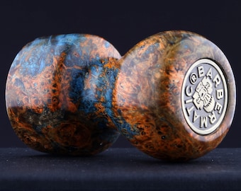 Handcrafted Box Elder Burl Shaving Brush - Handle only or with 24mm synthetic knot