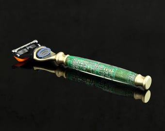 Circuit Board Razor, Bladed Razor, Geek Gifts, The Voltaic Razor, Handmade in Ireland