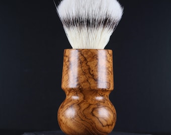 Mega Shaving Brush - Teak Burl Wood, 28mm knot