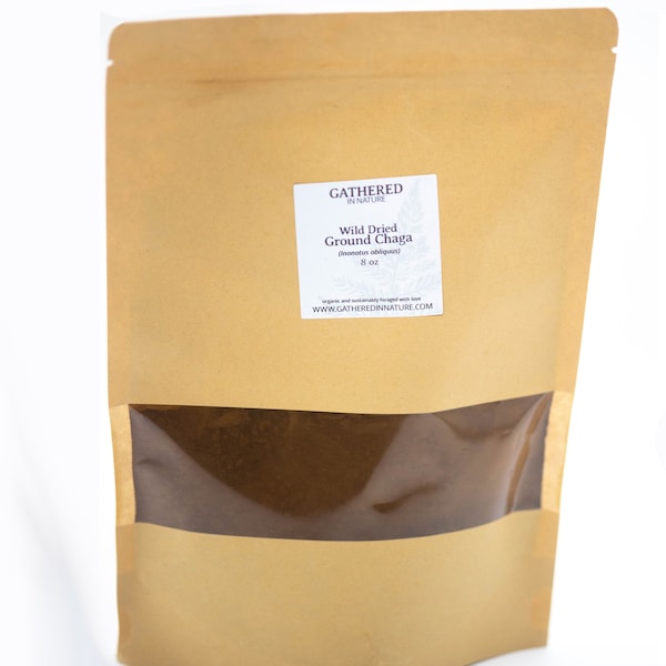 Chaga Powder - Wild foraged dried chaga