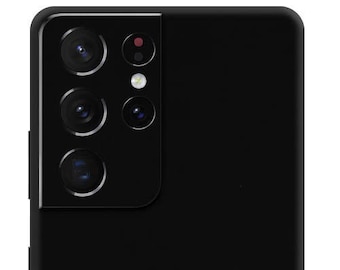 Matte Black Skin for SAMSUNG Phones - Galaxy S21 Ultra, S20 Ultra, Note 20 Ultra, S21 Plus, S20 Plus, S10, S9