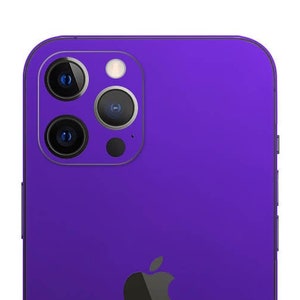 Matte Chrome Lila iPhone Skin Wrap Aufkleber