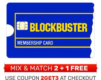 Blockbuster-lidmaatschapskaart Creditcardskin