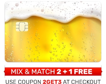 Creditcard Huid, Sticker, Cover - Bierschuim