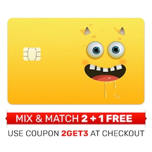 Creditcard Huid, Sticker, Cover - Wicked Devil Emoji Emoticon