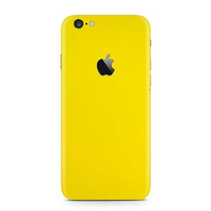 Glossy Yellow Skin for iPhone Skin Wrap Decal for iPhone 12 Pro Max, iPhone 12 Mini, iPhone 11 Pro Max, iPhone Xs, X, XR, 8 Plus, 7 Plus image 10