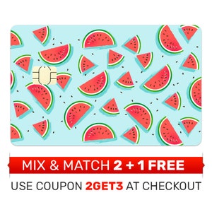 Piel de tarjeta de crédito, pegatina, cubierta - Melon Background Pattern