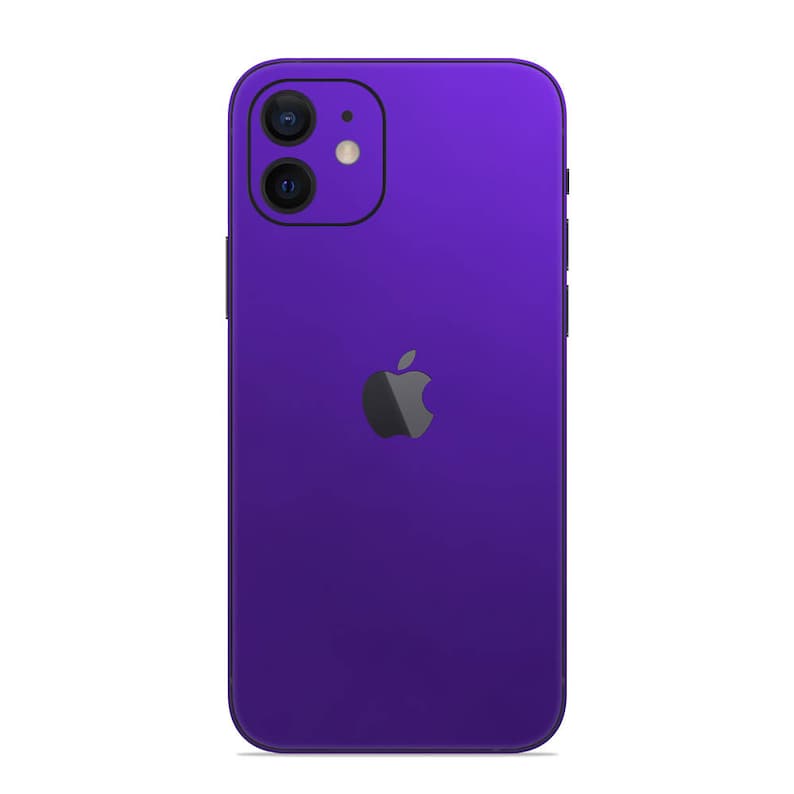 Matte Chrome Purple Skin For Iphone Skin Wrap Decal For Etsy