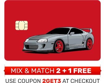 SUPRA Credit Card Skin: divertente cover per carta di debito