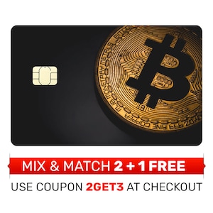 Carta di credito Skin, Adesivo, Copertina - Bitcoin Card