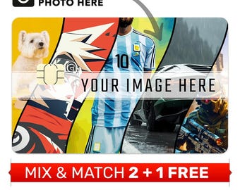 Skin, adesivi e cover personalizzate per carte di credito: crea una skin personalizzata per carte di credito con la tua immagine