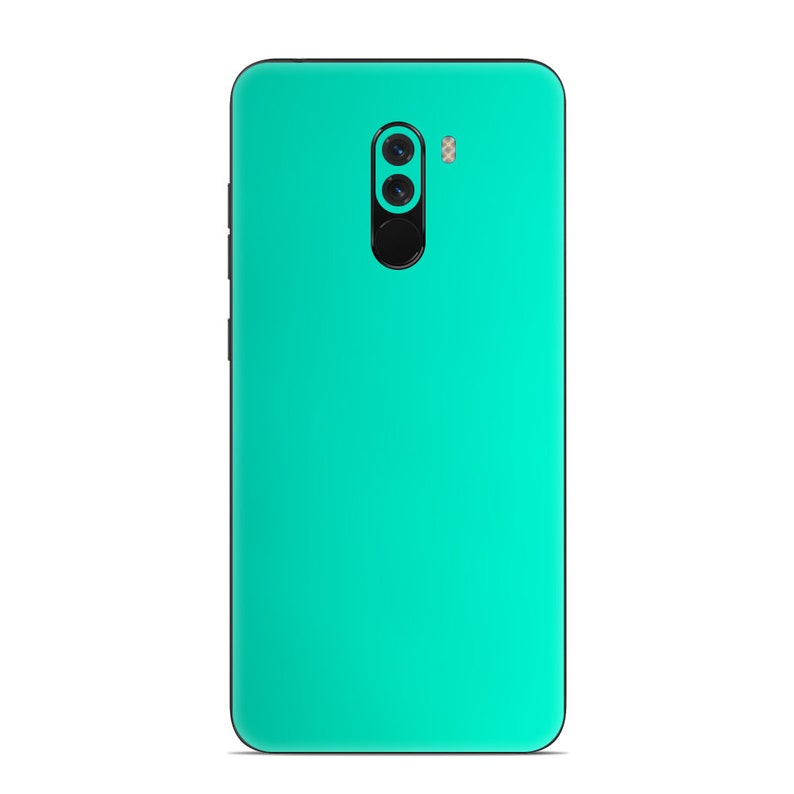 Matte Chrome Green Azure Skin for XIAOMI Phones Xiaomi Pocophone F1 Xiaomi Redmi Note 5 Pro Xiaomi Redmi Note 4 Xiaomi Redmi Note 6 Pro