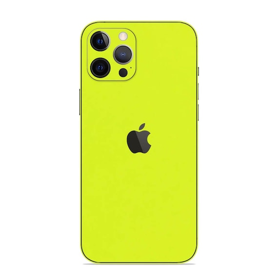 Neon Green Skin For Iphone Skin Wrap Decal For Iphone 12 Pro Etsy