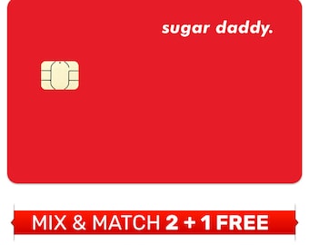 Sugar Daddy Kreditkortsskin: Roligt Betalkortsklistermärke