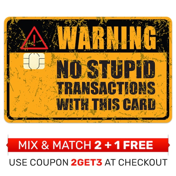 credit card sleeves funny 2Pcs You're Gonna Make Me Pay Sticker Skin Credit Card Sticker Credit Card skin cover Debit Card Stickers for Key, Debit, Credit, Bank Card Card Skin for funny shushing cat meme card
