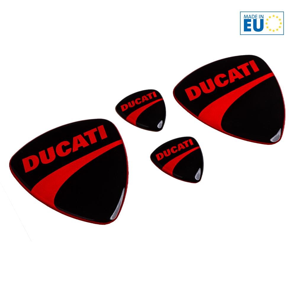 labelbike - 3D harsgel Sticker voor Motor Tankdop compatibel met DUCATI XDIAVEL ITALY