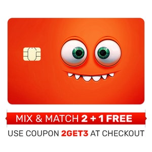 Creditcard Skin, Sticker, Cover - OddBall Devil Emoji Emoticon