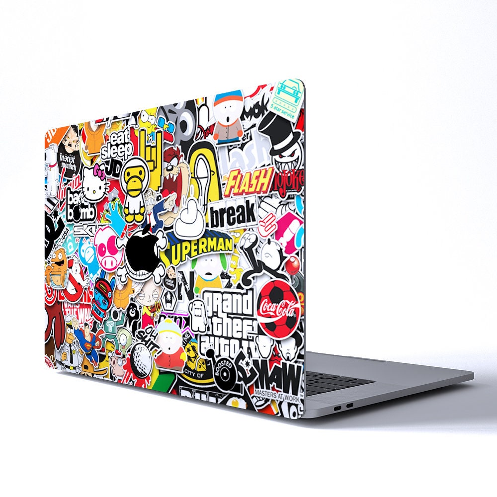 Stickerbomb MacBook Decal Skin Laptop Cover Wrap | Compatibility