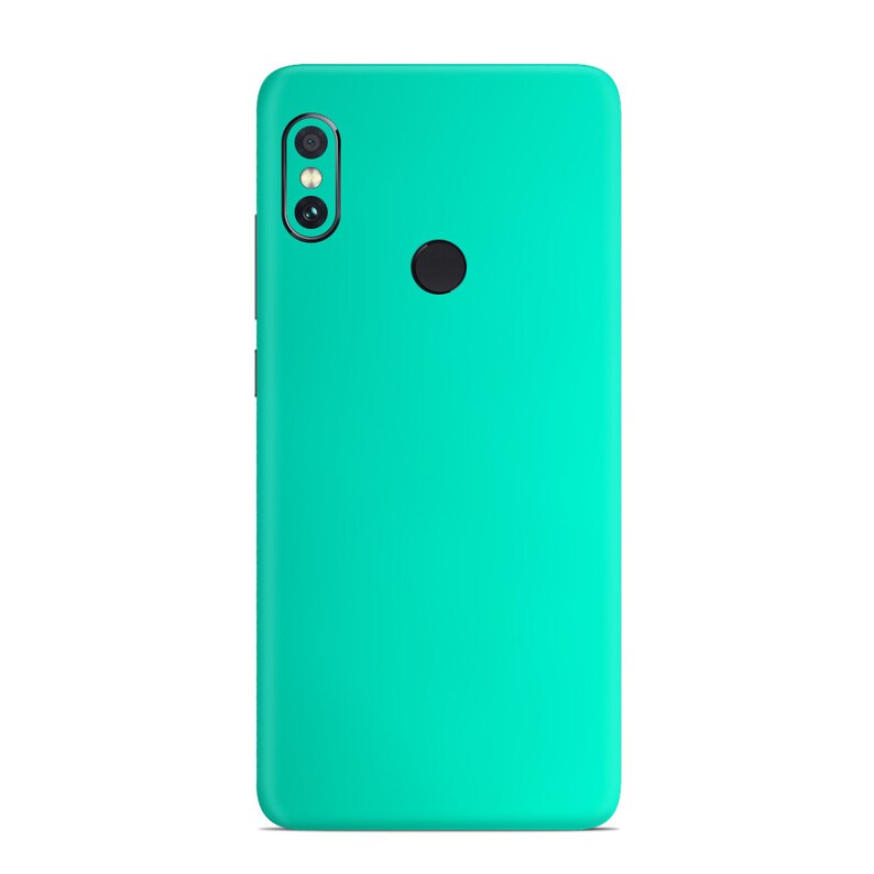 Matte Chrome Green Azure Skin for XIAOMI Phones Xiaomi Pocophone F1 Xiaomi Redmi Note 5 Pro Xiaomi Redmi Note 4 Xiaomi Redmi Note 6 Pro