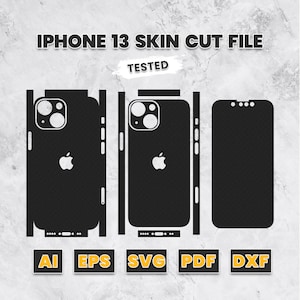 iPhone 13 Skin Vector Cut File Template (Digital Download)